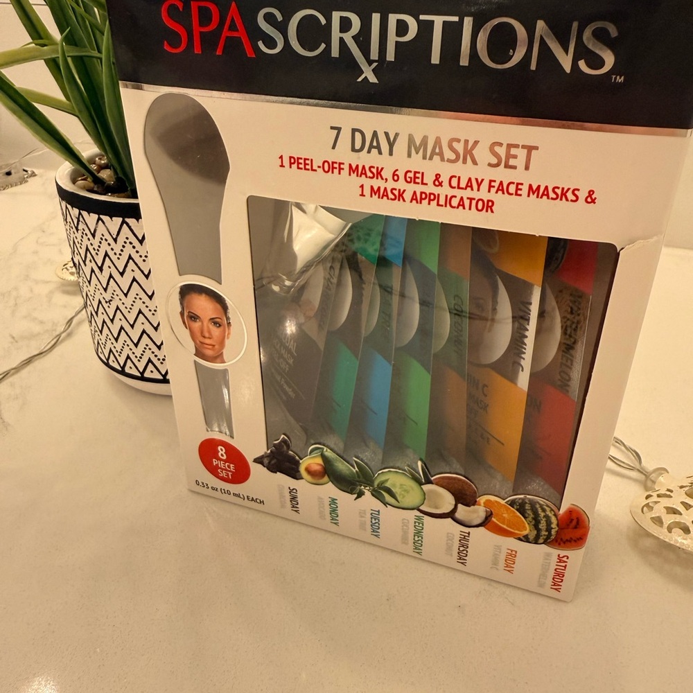 SpaScriptions 7 Day Mask Set‎ - Multicolor